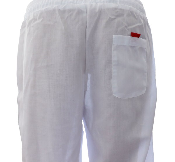 Pantalón san fermin corto economico en color blanco. Entrega 24-48h.