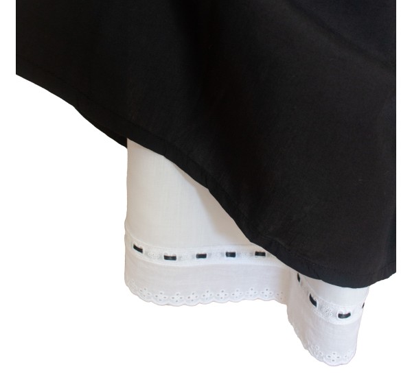 Falda Campesina Adulto Negra