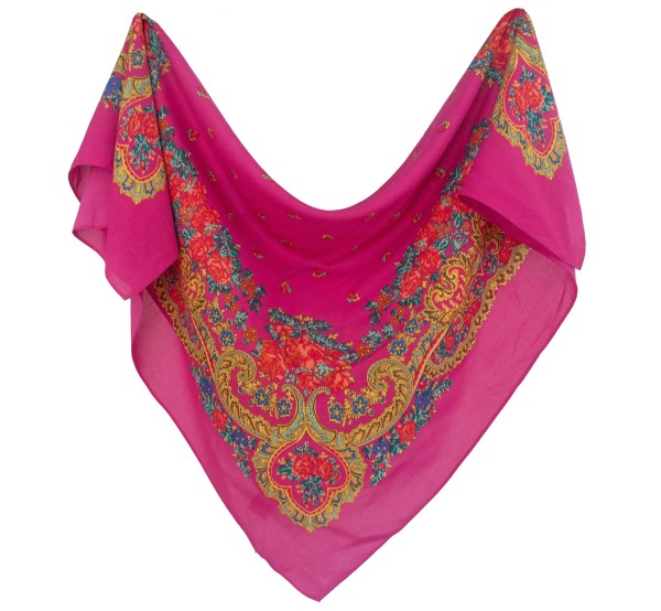 comprar online pañuelo portugués color fresa 65x65 y 90x90