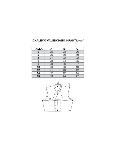 Guía Chaleco valenciano
