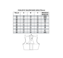 Guía Chaleco valenciano