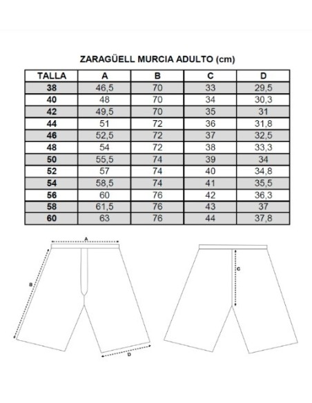 Zaragüell Murciano Tradicional - Blanco Plisado (Mezcla Algodón)