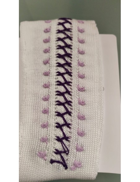OFERTA MEDIA BAVIERA ZIG-ZAG MORADO-LILA T6 (39-41)