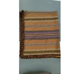 OFERTA MANTA CARRO MARRON CLARO 110*95