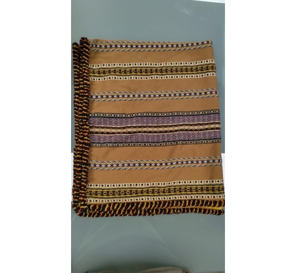 OFERTA MANTA CARRO MARRON CLARO 110*95
