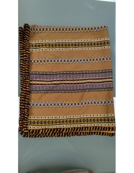 OFERTA MANTA CARRO MARRON CLARO 110*95