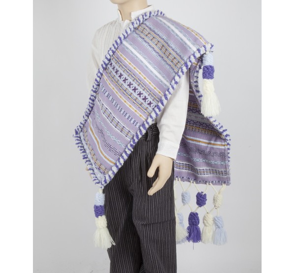 Manta Morellana  Lila.  Comprar en TrajeRegional.com