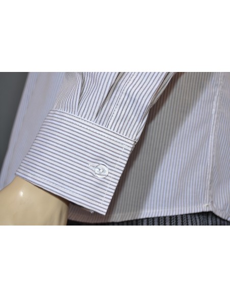 CAMISA LISTADA GRIS INFANTIL