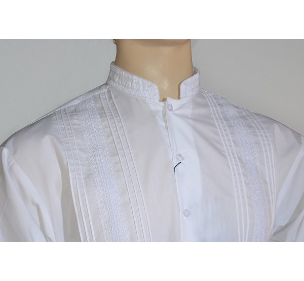 CAMISA CASTELLÓN INFANTIL BLANCA