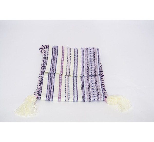 ZURRÓN CRUDO-MORADO-ROSA