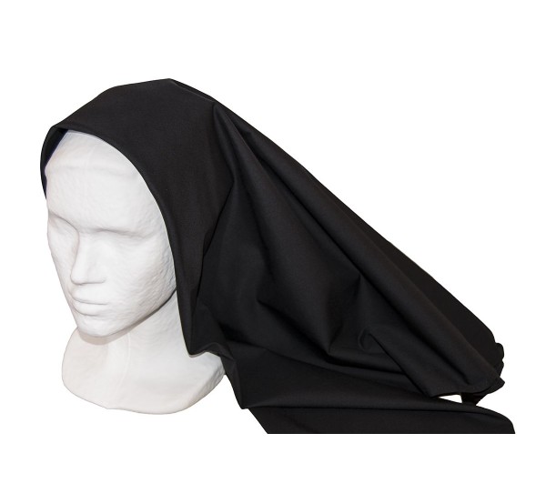 Pañuelo liso tradicional canarias negro 75x75