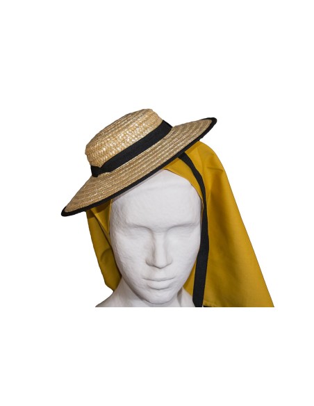 Sombrero de paja tradicional canario traje maga