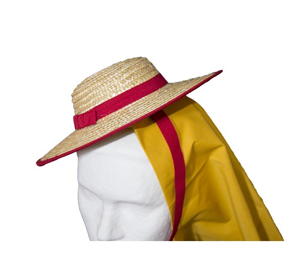 Sombrero de paja tradicional canario traje maga