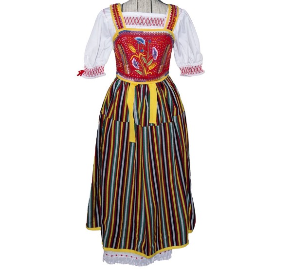 Justillo Bordado traje regional canario La Orotava