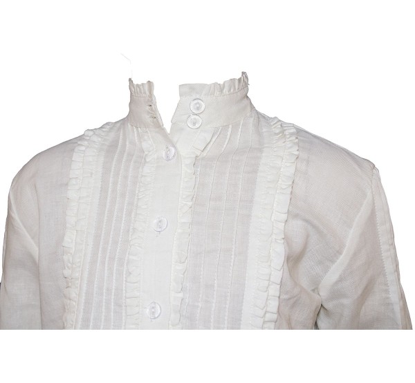 BLUSA CLARA INFANTIL para traje típico regional canario