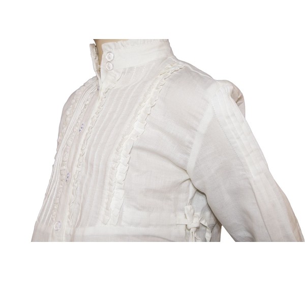 BLUSA CLARA INFANTIL para traje típico regional canario