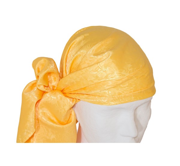 Pañuelo Brocado Amarillo Canario 