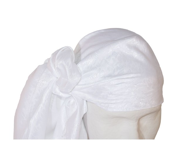 Pañuelo Brocado Blanco