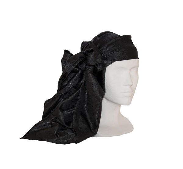 Pañuelo Brocado Negro