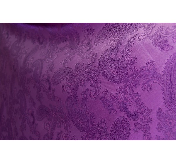 Pañuelo Flecado Damasco Morado