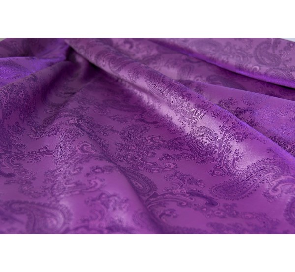 Pañuelo Flecado Damasco Morado