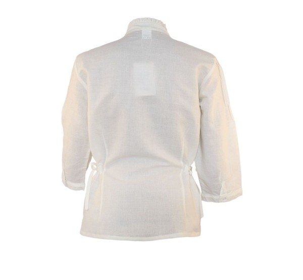 Blusa Clara en blanco o en crudo para traje regional de mujer