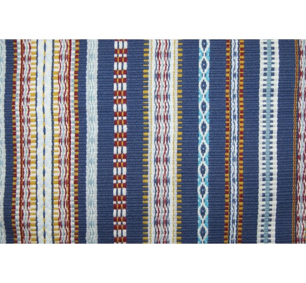 Bufanda unisex de tejido de manta morellana S2 Azulina oro