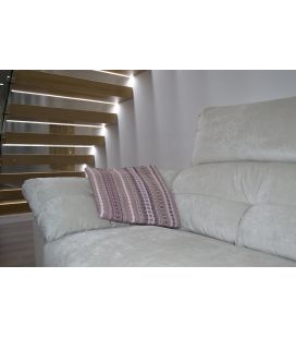Manta de sofá S2 rosa palo
