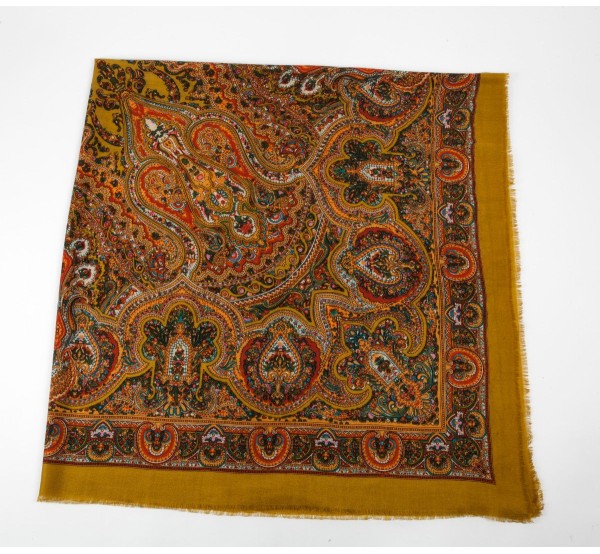 Mantón Cien Colores Oro
