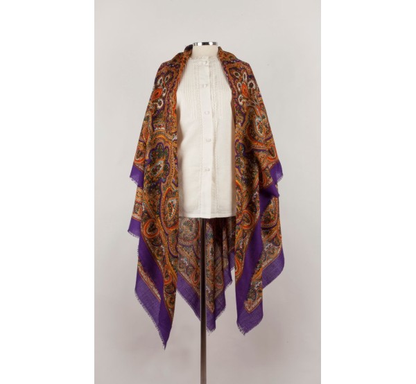 Mantón Cien Colores Morado
