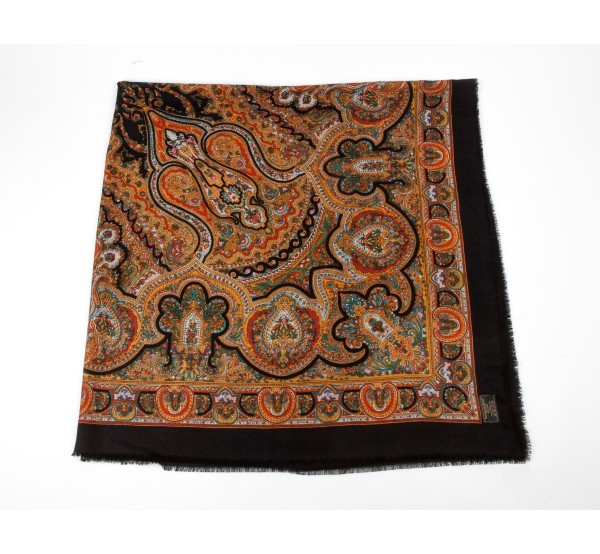 Mantón Cien Colores Negro