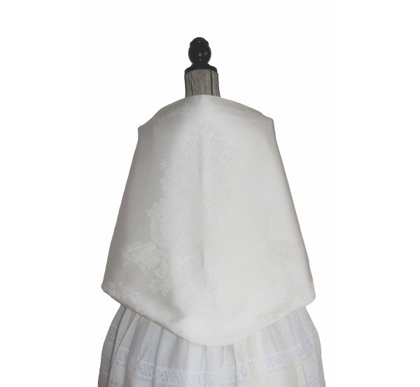 Pañolón albufera blanco. Oferta y Comprar en trajeregional.com