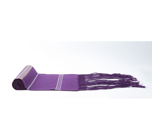 Faja Rayada Algodón morado