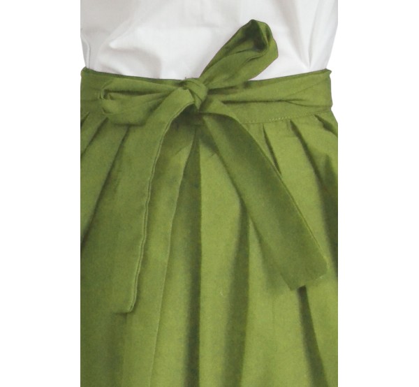 Falda Amapola Niña Verde