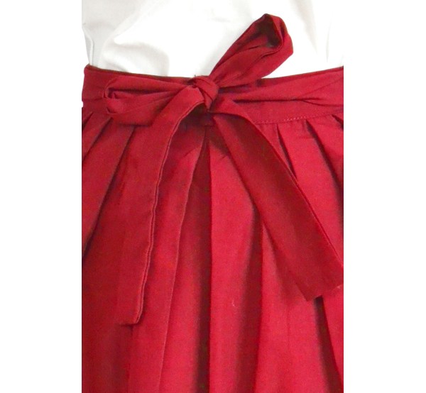 Falda Amapola Niña Rojo