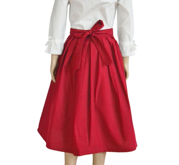 Falda Amapola Niña Rojo