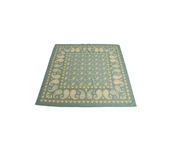 Comprar online pañuelo estampado de indiana verde. Envio 24 horas