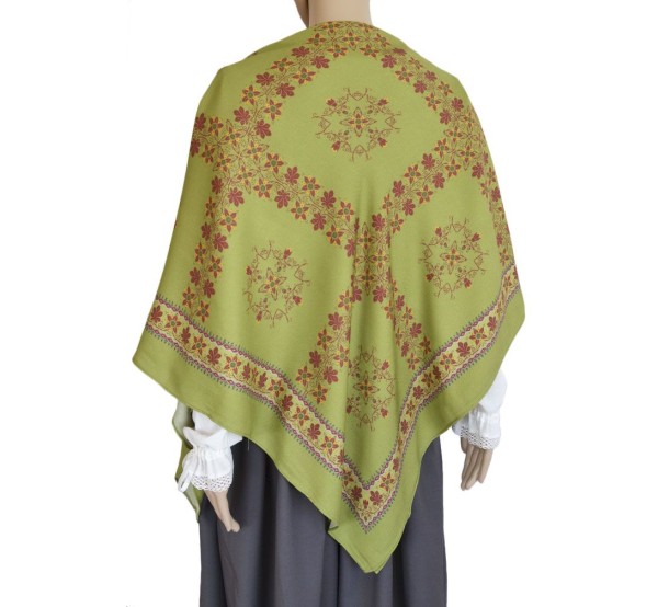 Pañuelo Vid Verde Oliva (Tacto Lana)