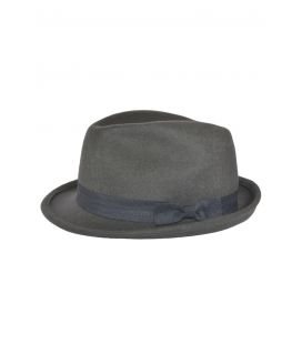 Sombrero de lana gris
