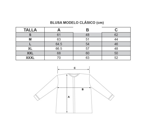 Blusa clásica para indumentaria regional canaria. Al mejor precio.