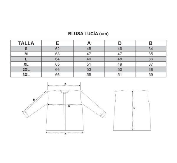Blusa lucía. Oferta y Comprar en TrajeRegional.com