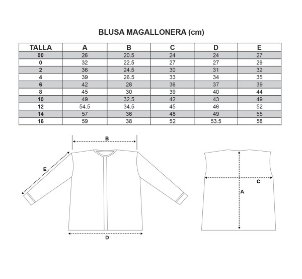Blusa Magallonera Infantil. Oferta y Comprar en TrajeRegional.com