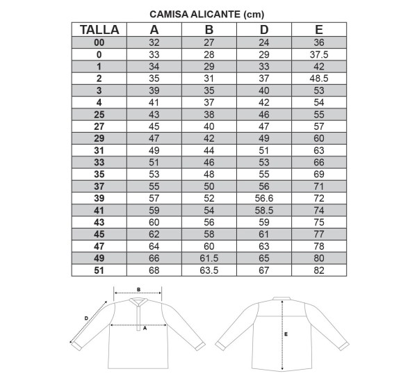 Camisa Alicante Cuello Pico Infantil