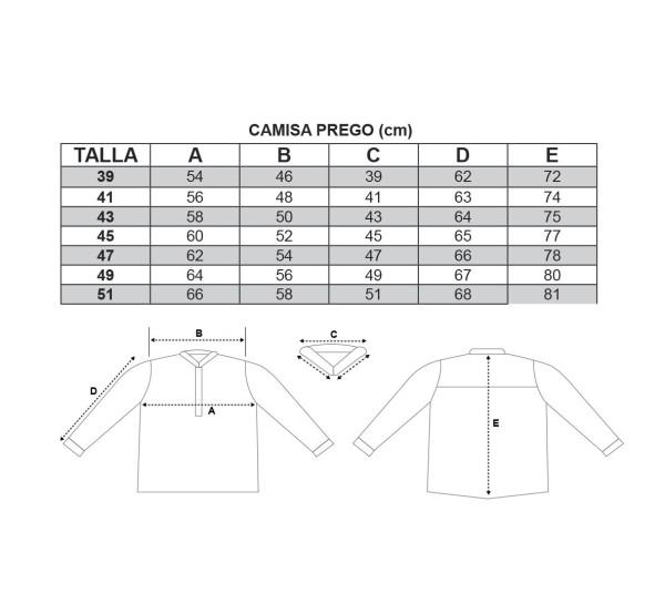 10% dto. en compra online de camisa Pregó de traje regional. Envío 24h