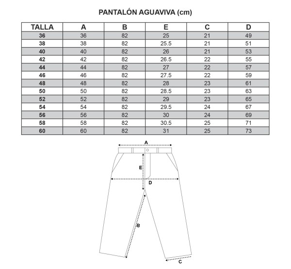 15% dto. en compra online de pantalón Aguaviva. Con envíos en 24h.