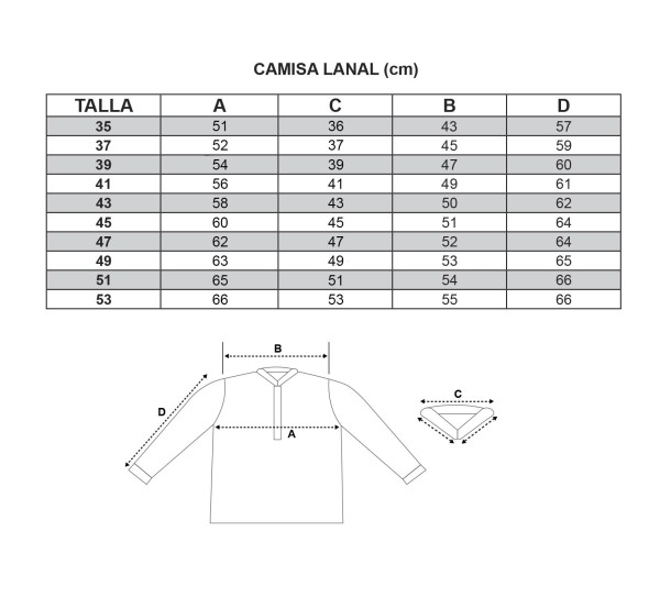 Camisa regional Lanal hombre al 75% de descuento. Ofertas online